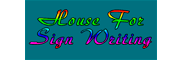 House For Sign Writing